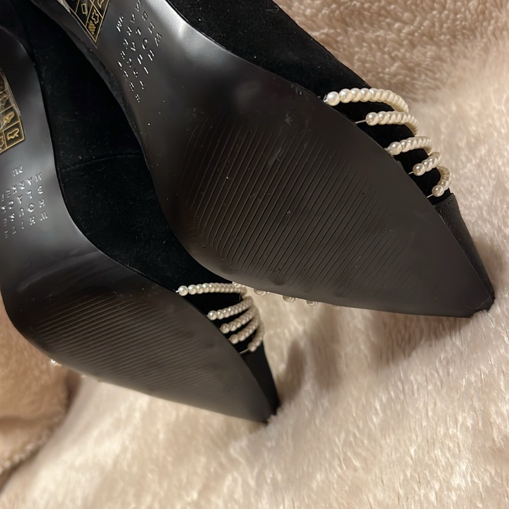 WHBM White House Black Market Pearl Knot High Heel Pump - Picture 12 of 17
